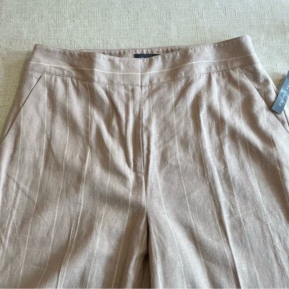 NWT The Limited Linen Blend Stripe Wide Leg Pants Trousers - Picture 7 of 16